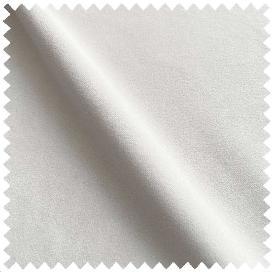 Starlet Velvet Fabric in Coconut