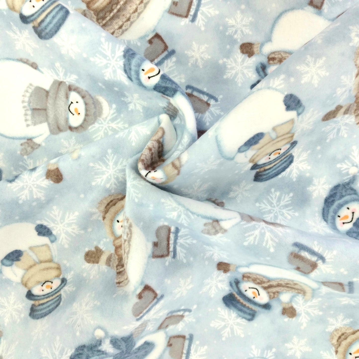 Snow Much Fun from Northcott Colour: F26987-42 Light Blue Multi 1/2yd Cuts