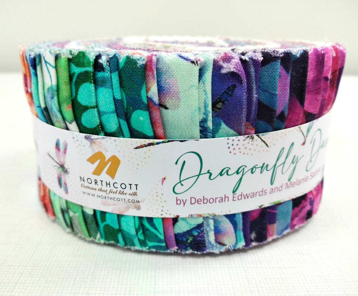 Dragonfly Dance from Northcott Colour: SDANCE40-10 Jelly Roll