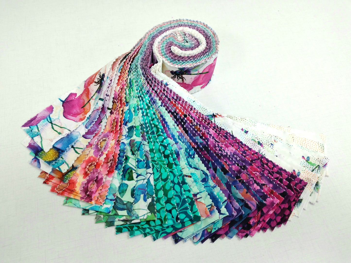Dragonfly Dance from Northcott Colour: SDANCE40-10 Jelly Roll