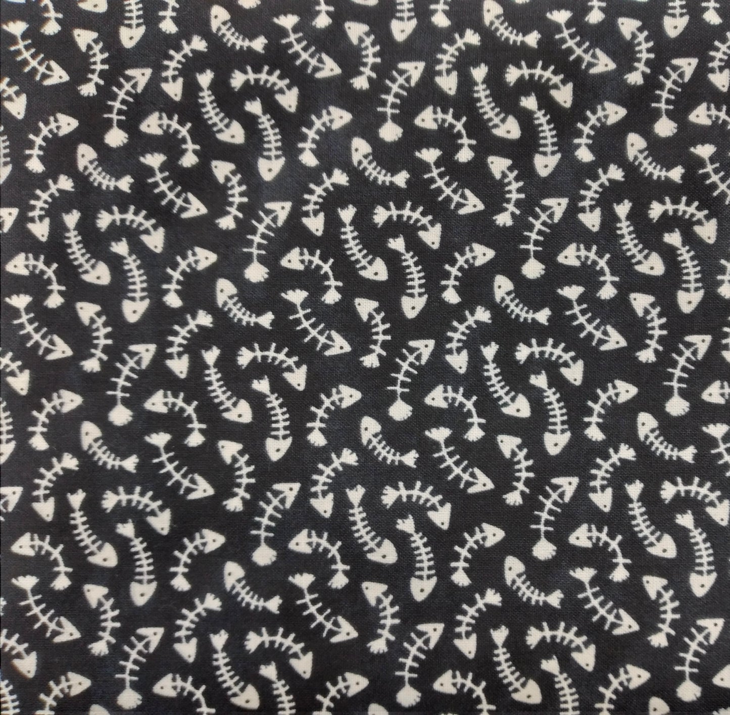 Whiskers & Wine - Fish Bones from Northcott Colour: 26888-99 Black 1/2yd (18") (Copy)