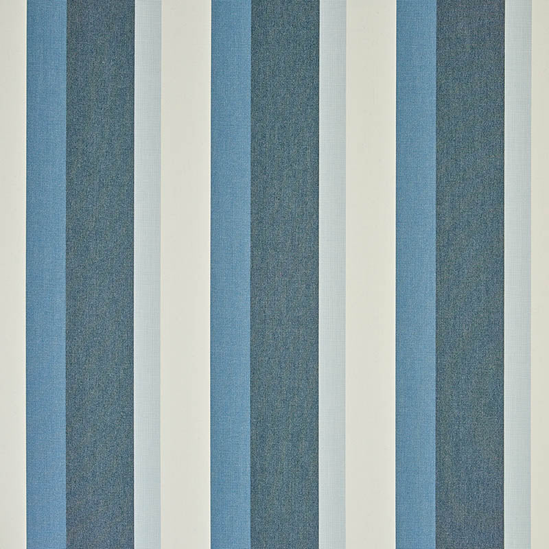 blue stripe outdoor sunbrella fabric