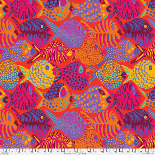 "Kaffe Fassett Collective - Shoal" For Free Spirit COLOUR: Tomato