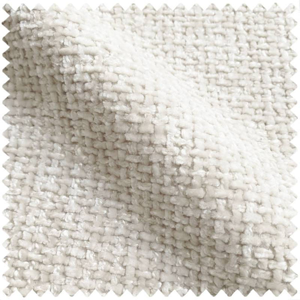 cream chenille fabric sold by the yard