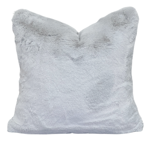 20 x 20 fur throw pillow in white, home decor