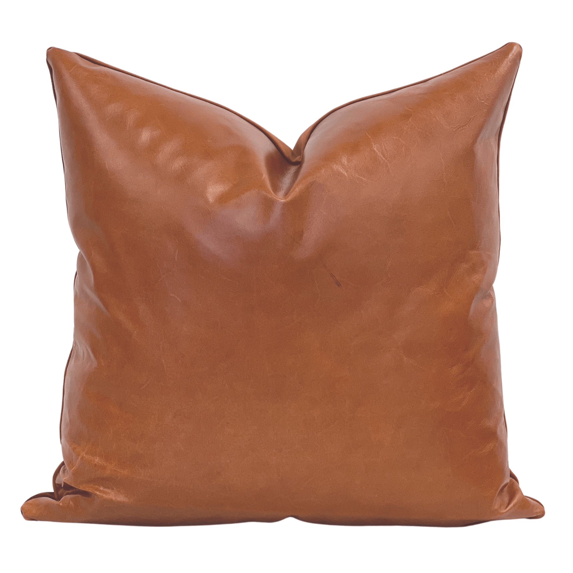 real leather toss pillows