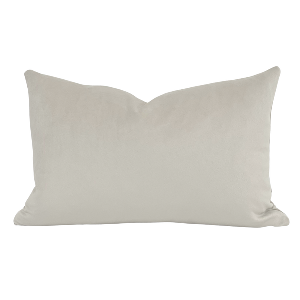 Satin floral beige toss pillow