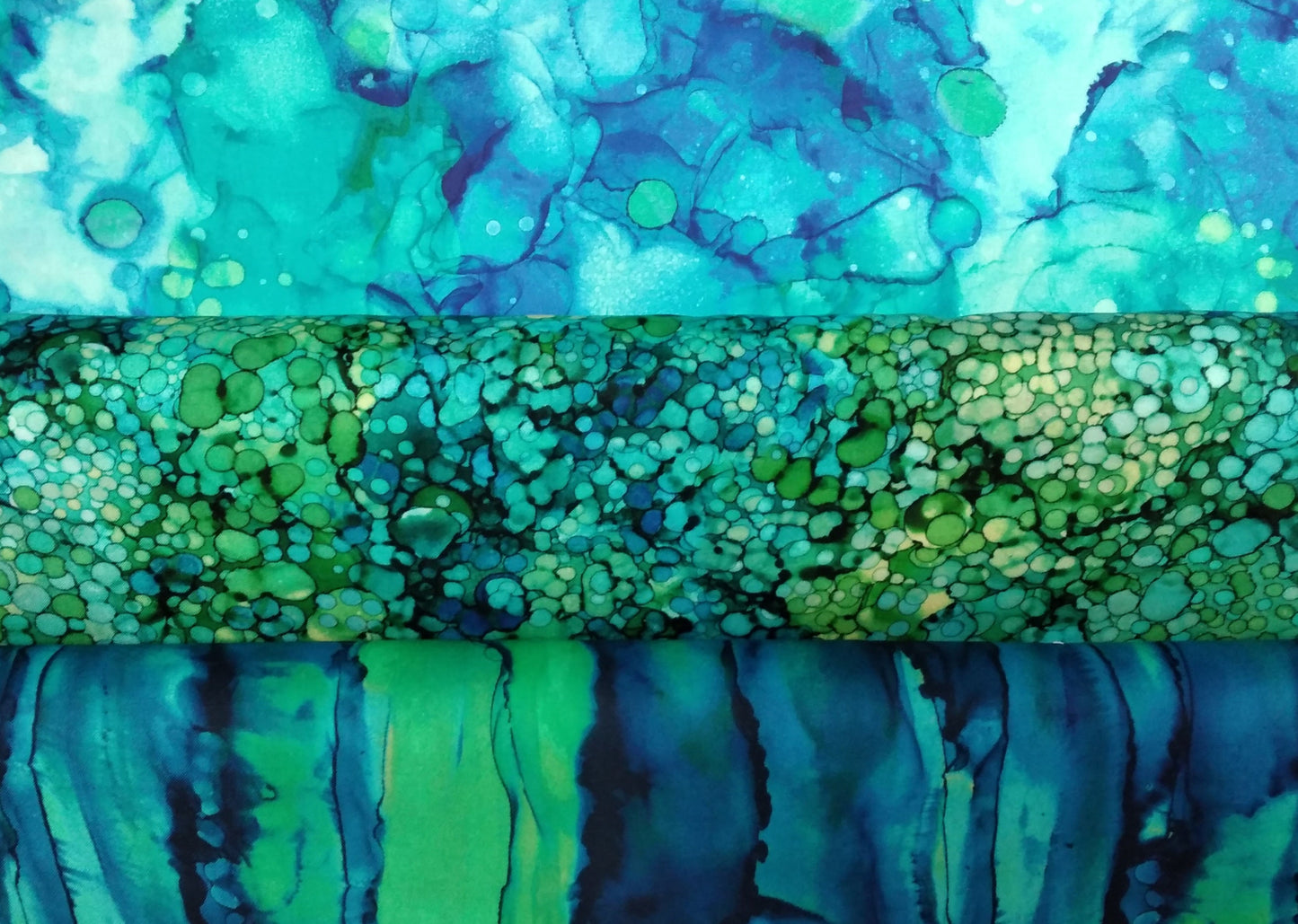 Bliss - Reflections in Blue Lagoon by Northcott 1/2yd Cuts
