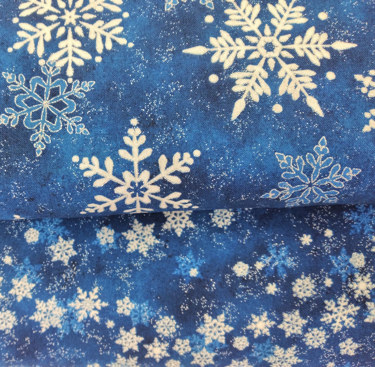 Shimmer Frost - Blowing Snowflakes by Northcott Fabrics 1/2yd Cuts