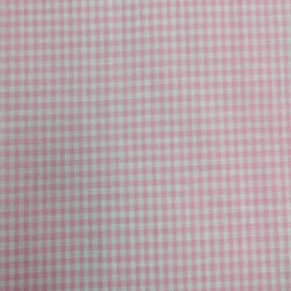 Gingham Pink 1/16 1/2yd Cuts