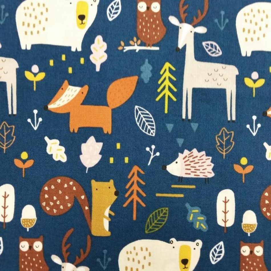 Habitat - Navy Blue by Dashwood Studio 1/2yd Cuts