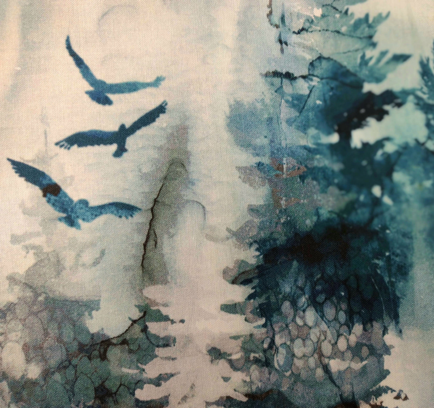 Soar - Moody Blues 108" WIDE BACKING by Northcott 1/2yd Cuts