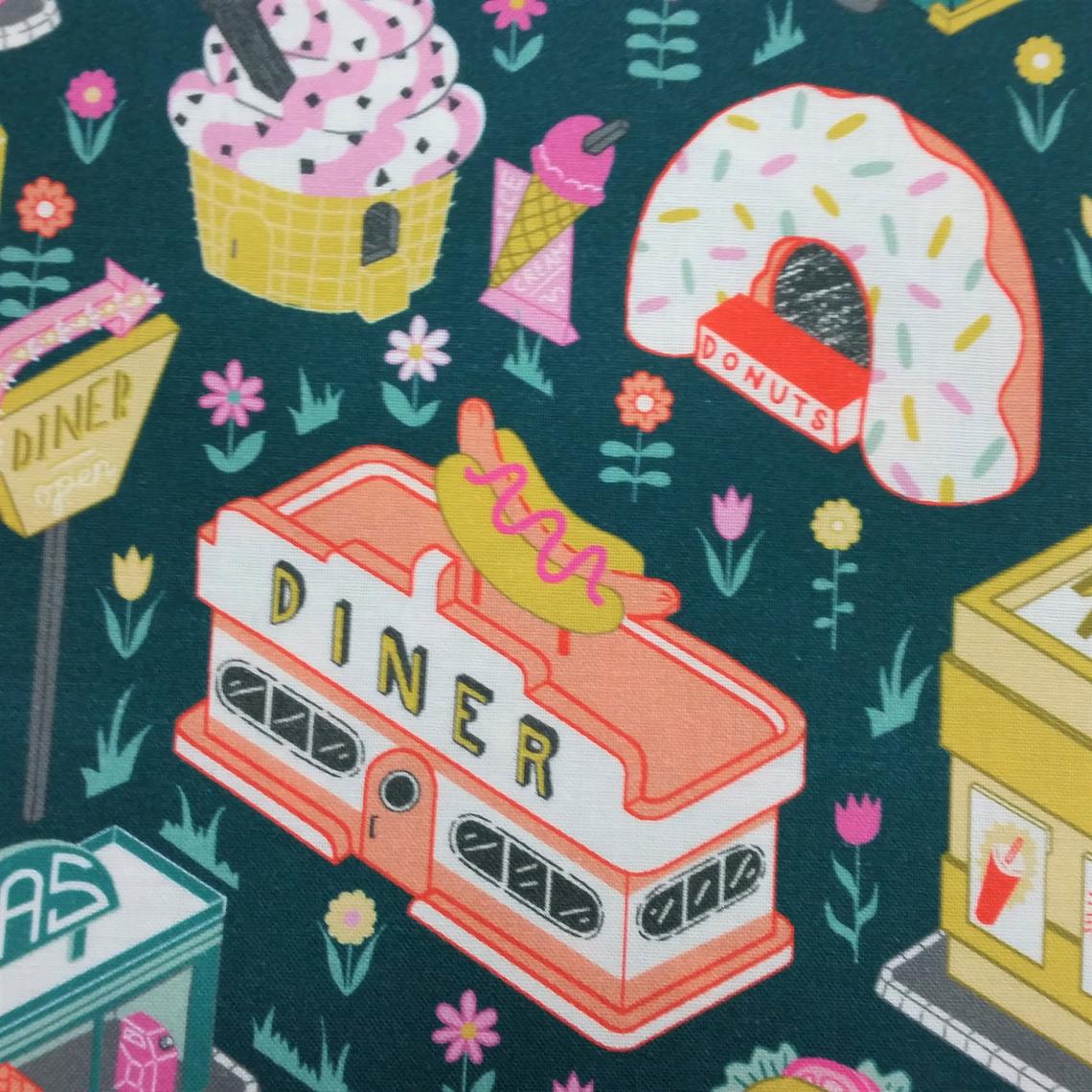 American Road Trip Multi by Figo Fabrics 1/2yd Cuts