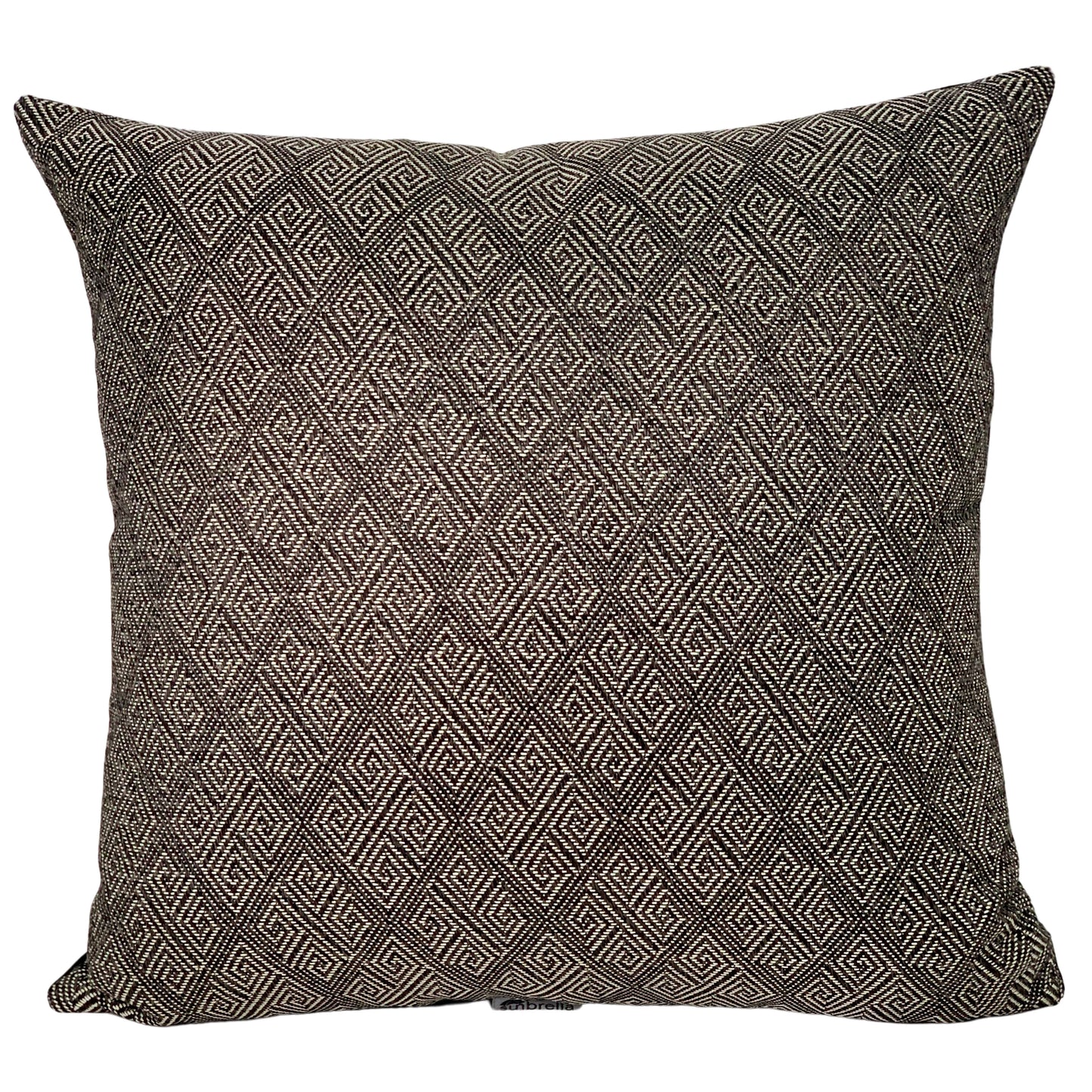Sunbrella® Diamond Pillow Cover in Oil