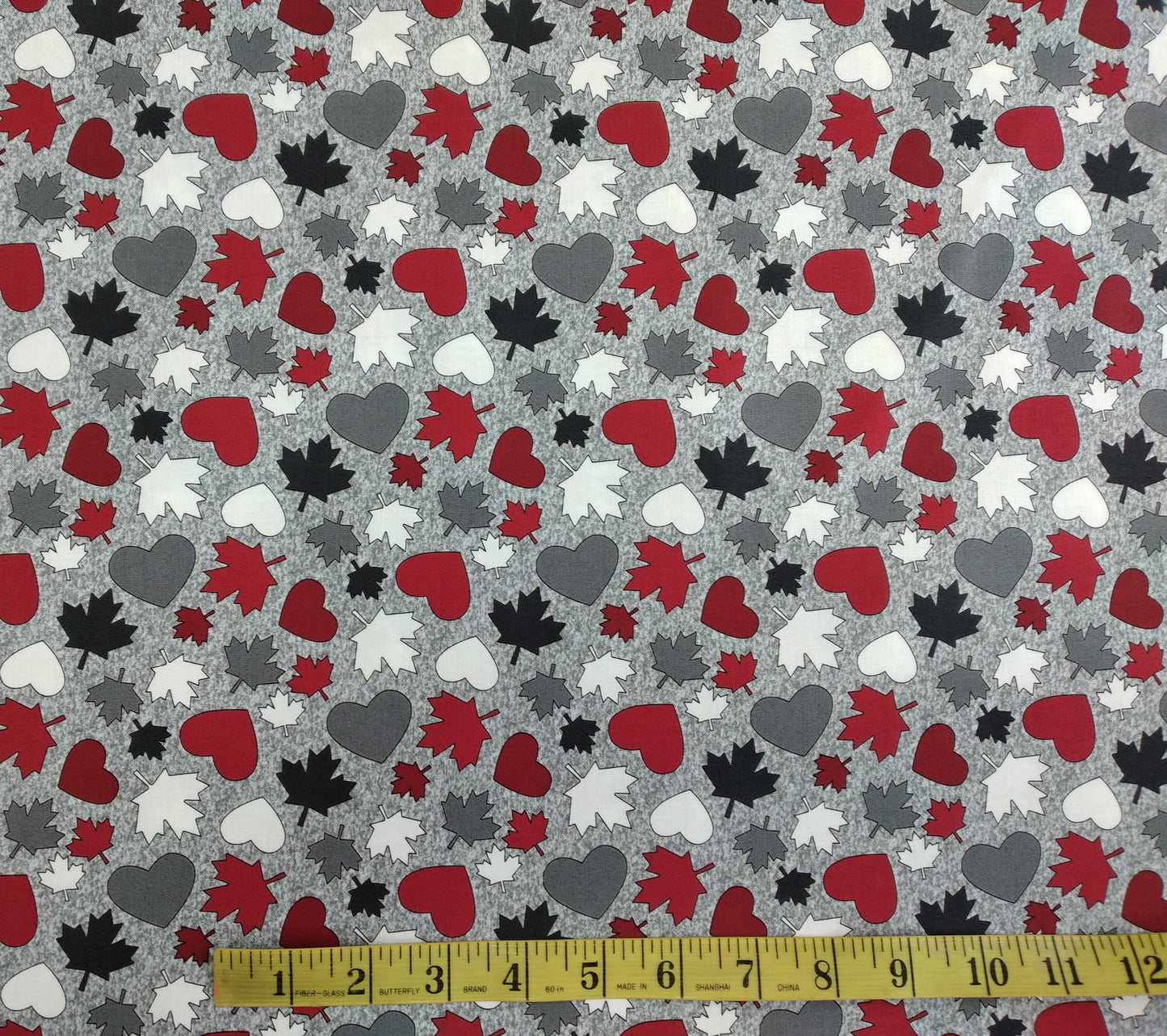 Canadiana - My Canada, Maple Leaves by Northcott 1/2yd Cuts
