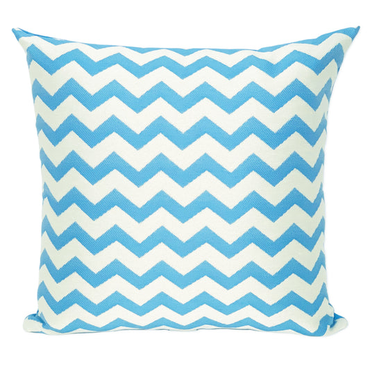 Sunbrella® Orbit Pillow Cover in Cerulean