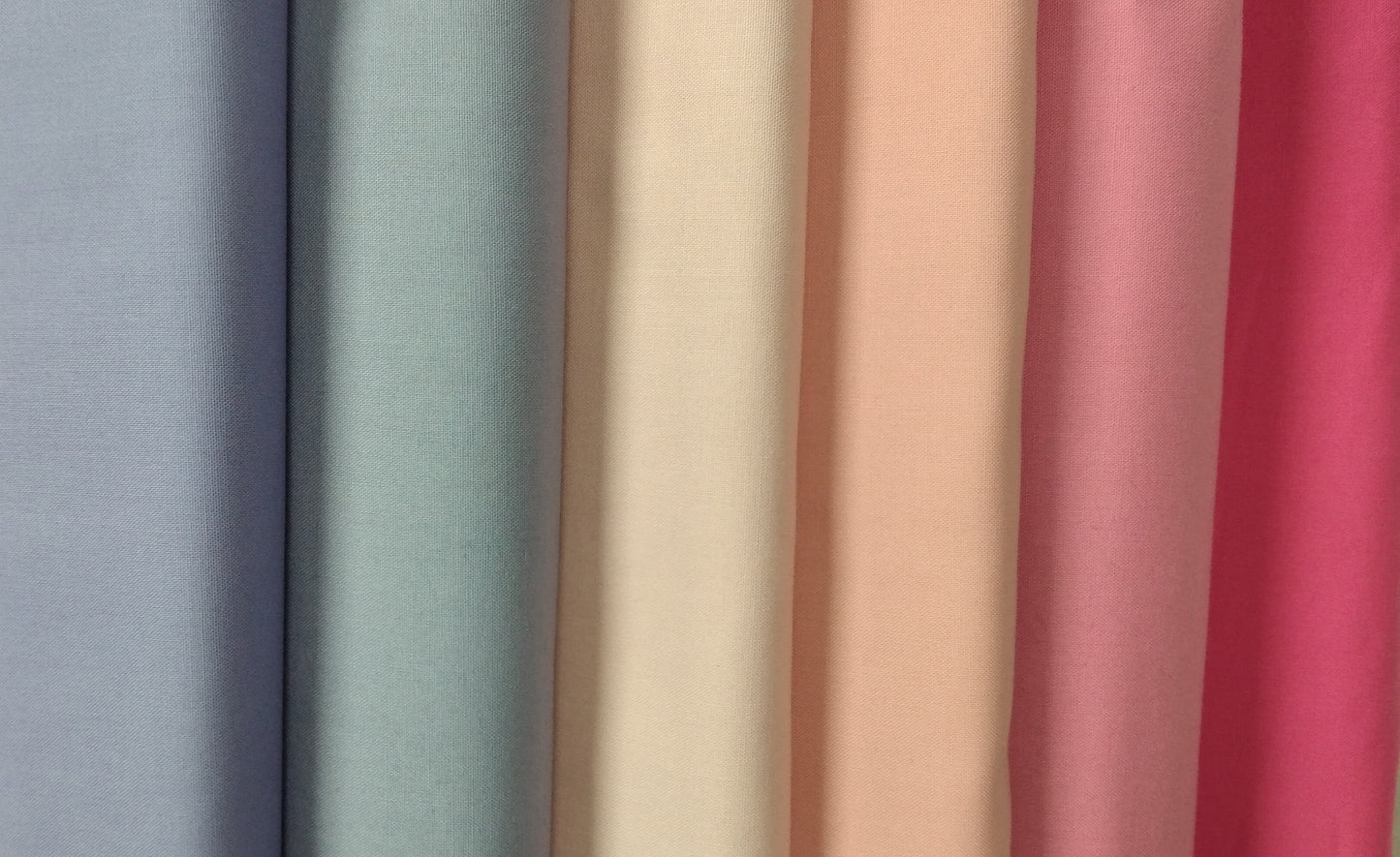 Colorworks Premium Solids by Northcott Various Colours - Purples/Pinks 1/2yd Cuts