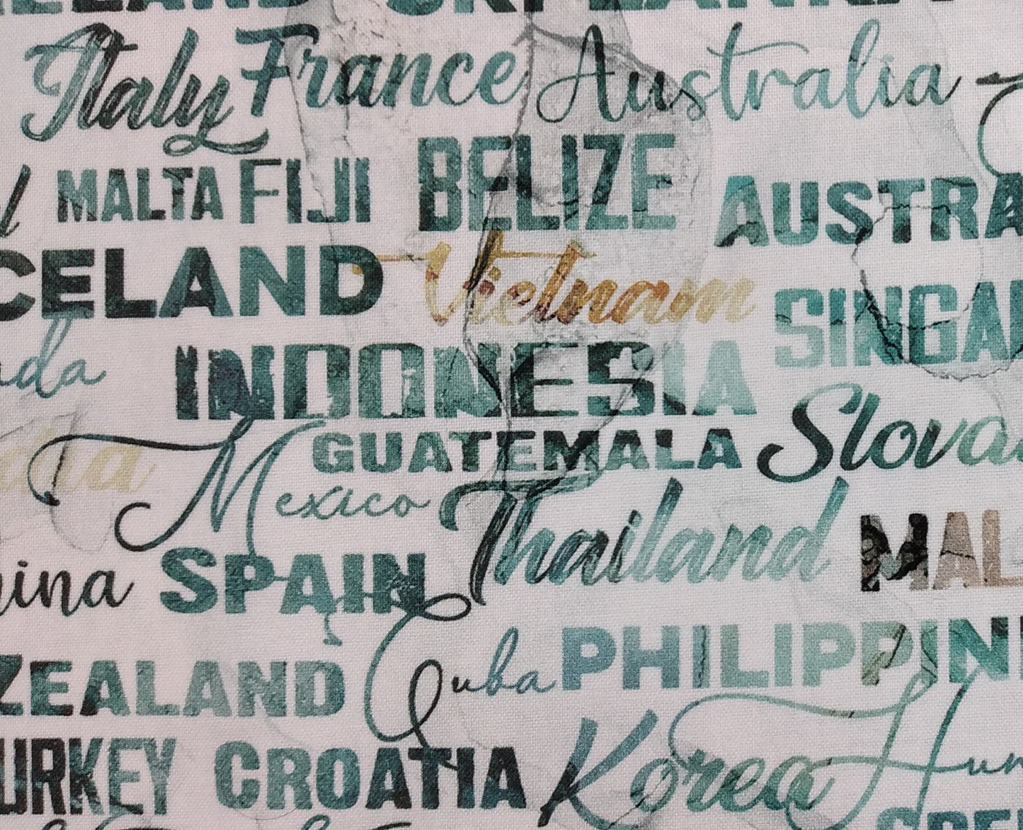 Journey - Small Script by Northcott 1/2yd Cuts
