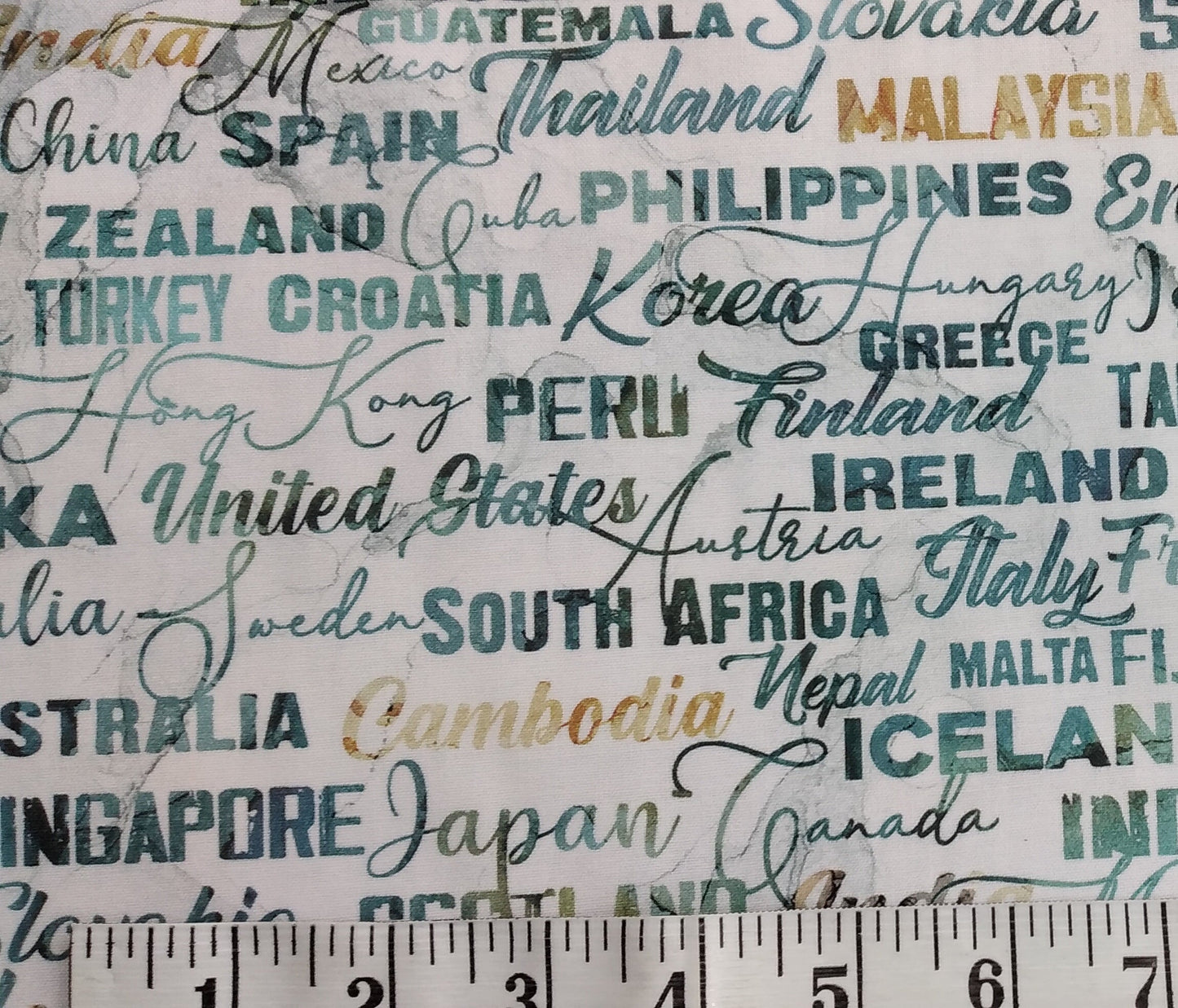 Journey - Small Script by Northcott 1/2yd Cuts