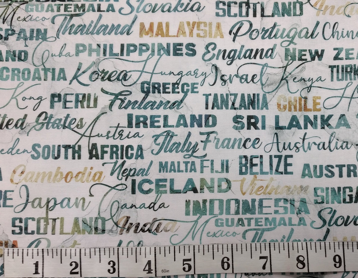 Journey - Small Script by Northcott 1/2yd Cuts