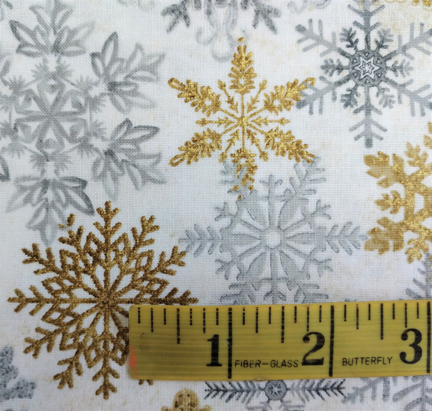 White Christmas - Snow Flakes by Northcott Fabrics 1/2yd Cuts