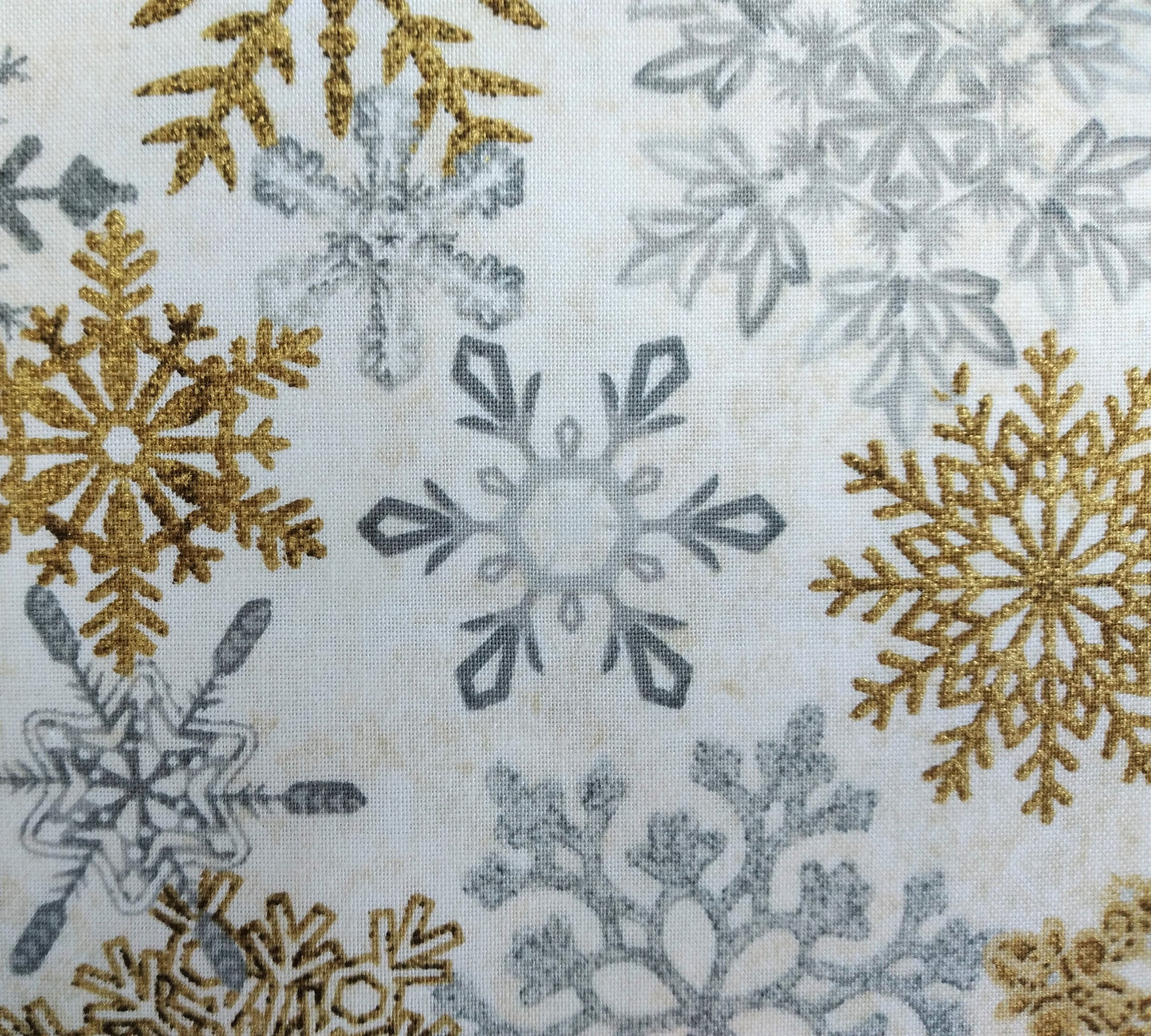 White Christmas - Snow Flakes by Northcott Fabrics 1/2yd Cuts