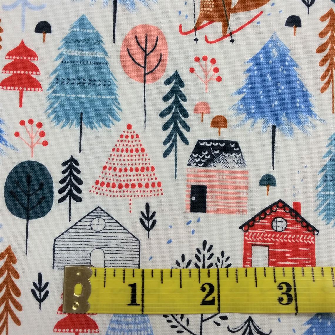 Snow Much Fun - White by Dashwood Studio 1/2yd Cuts
