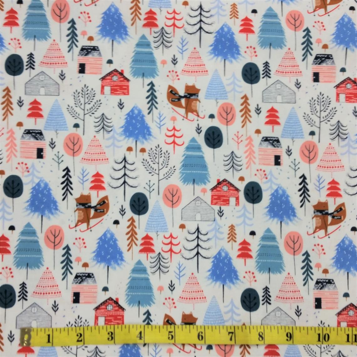 Snow Much Fun - White by Dashwood Studio 1/2yd Cuts