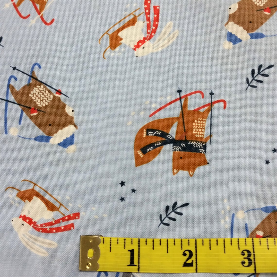 Light Blue Snow Much Fun by Dashwood Studio 1/2yd Cuts