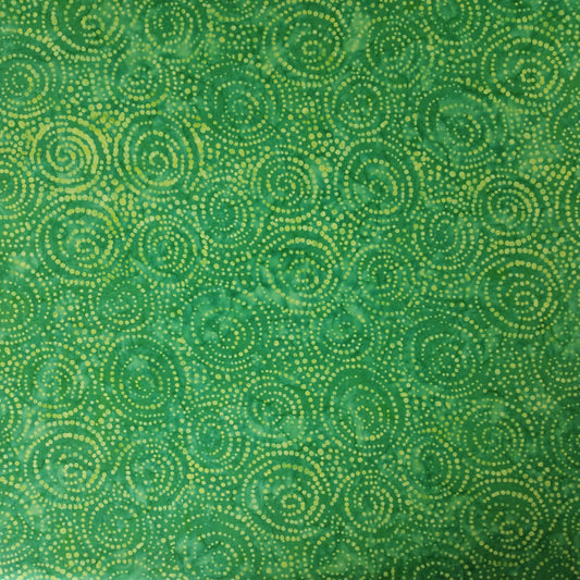 "Taking Flight - Flight Pattern" BY BANYAN BATIKS COLOUR: 83163-67 Jade