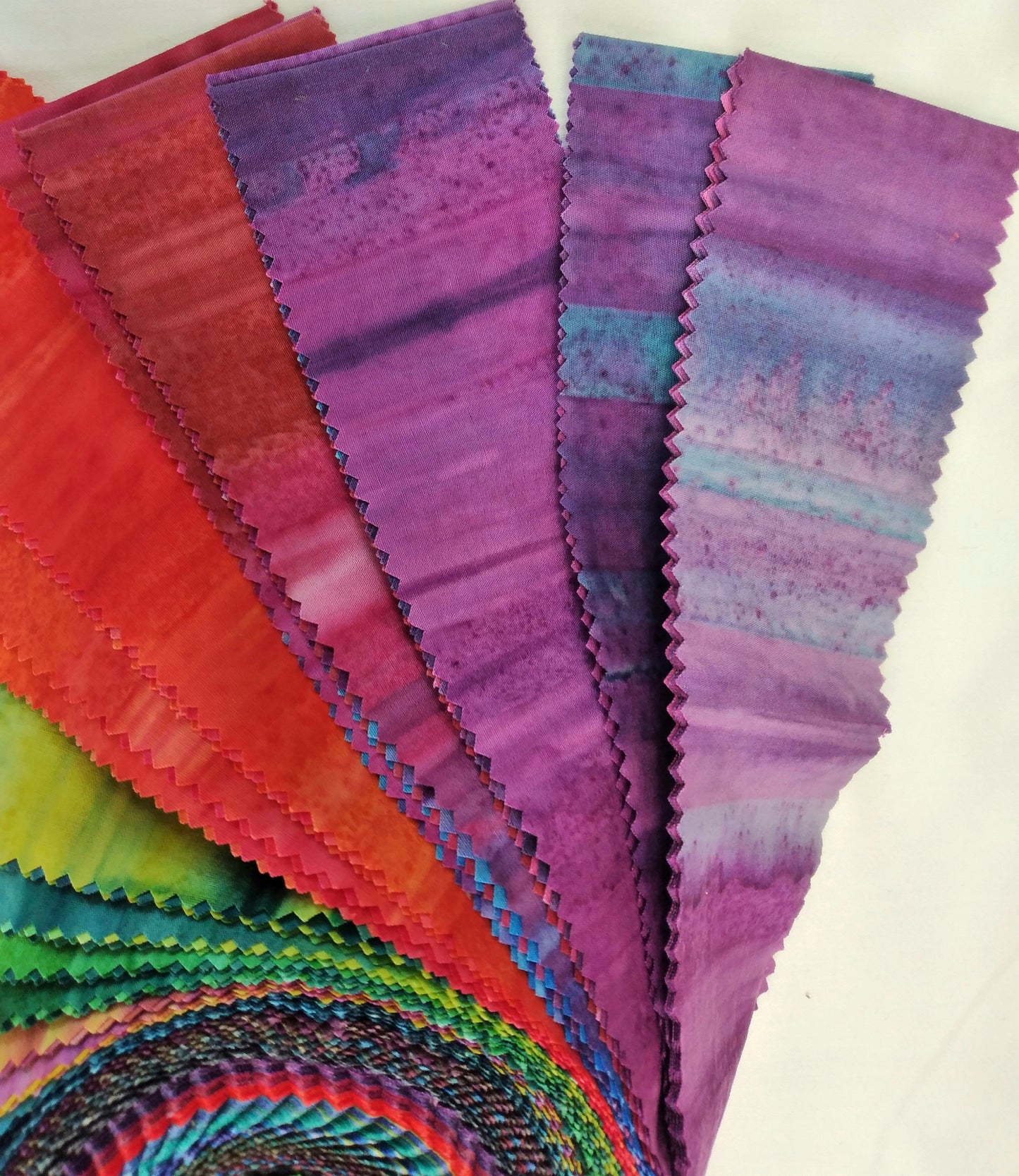 Hand Dye By Banyan Batiks Jelly Roll