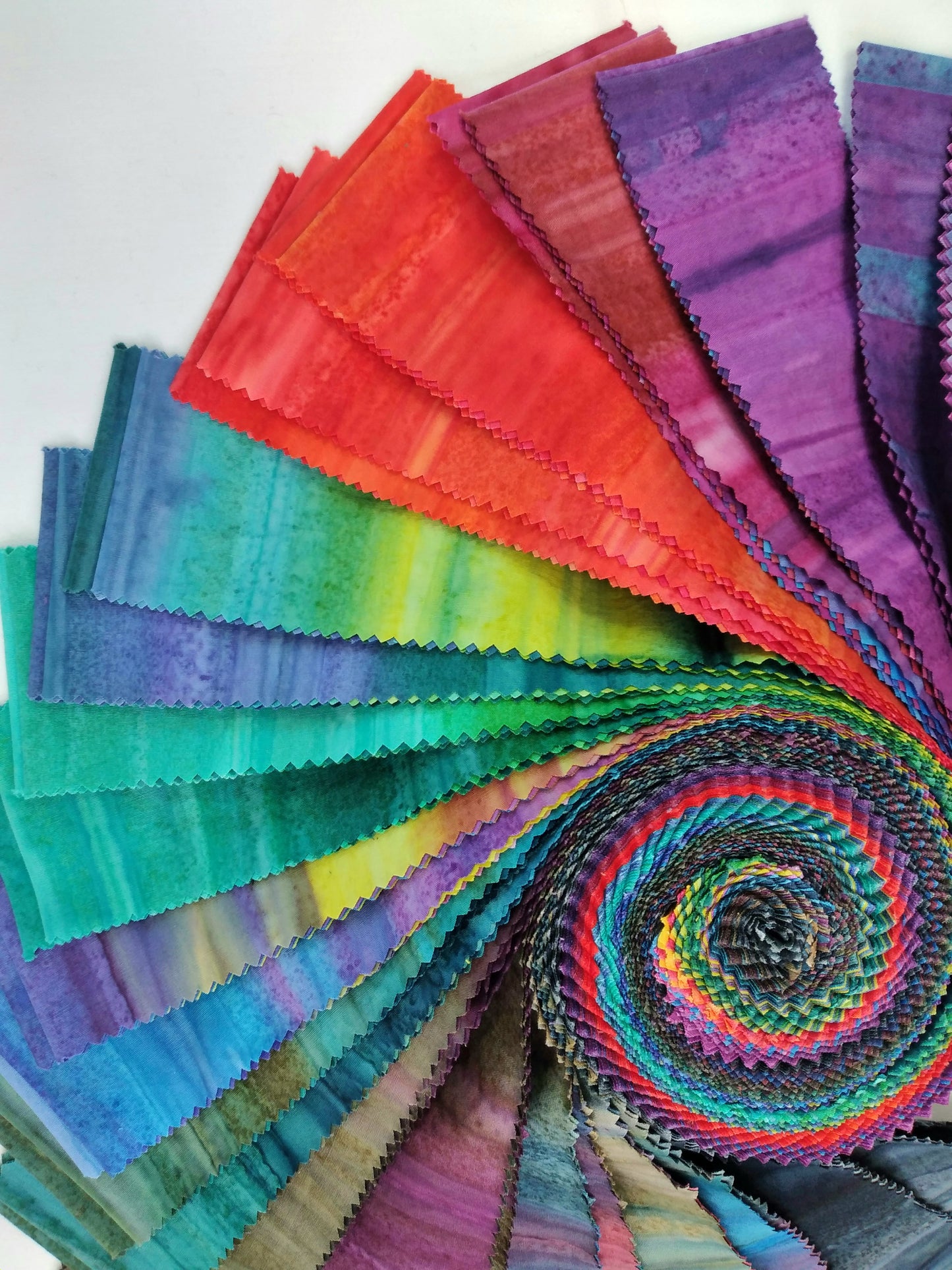 Hand Dye By Banyan Batiks Jelly Roll
