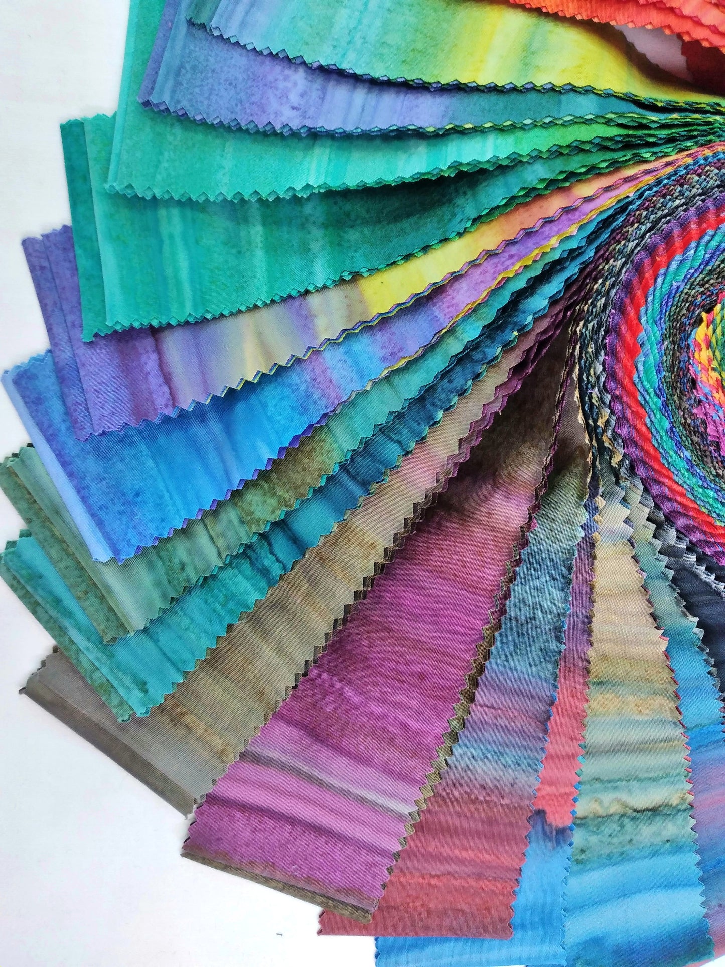 Hand Dye By Banyan Batiks Jelly Roll