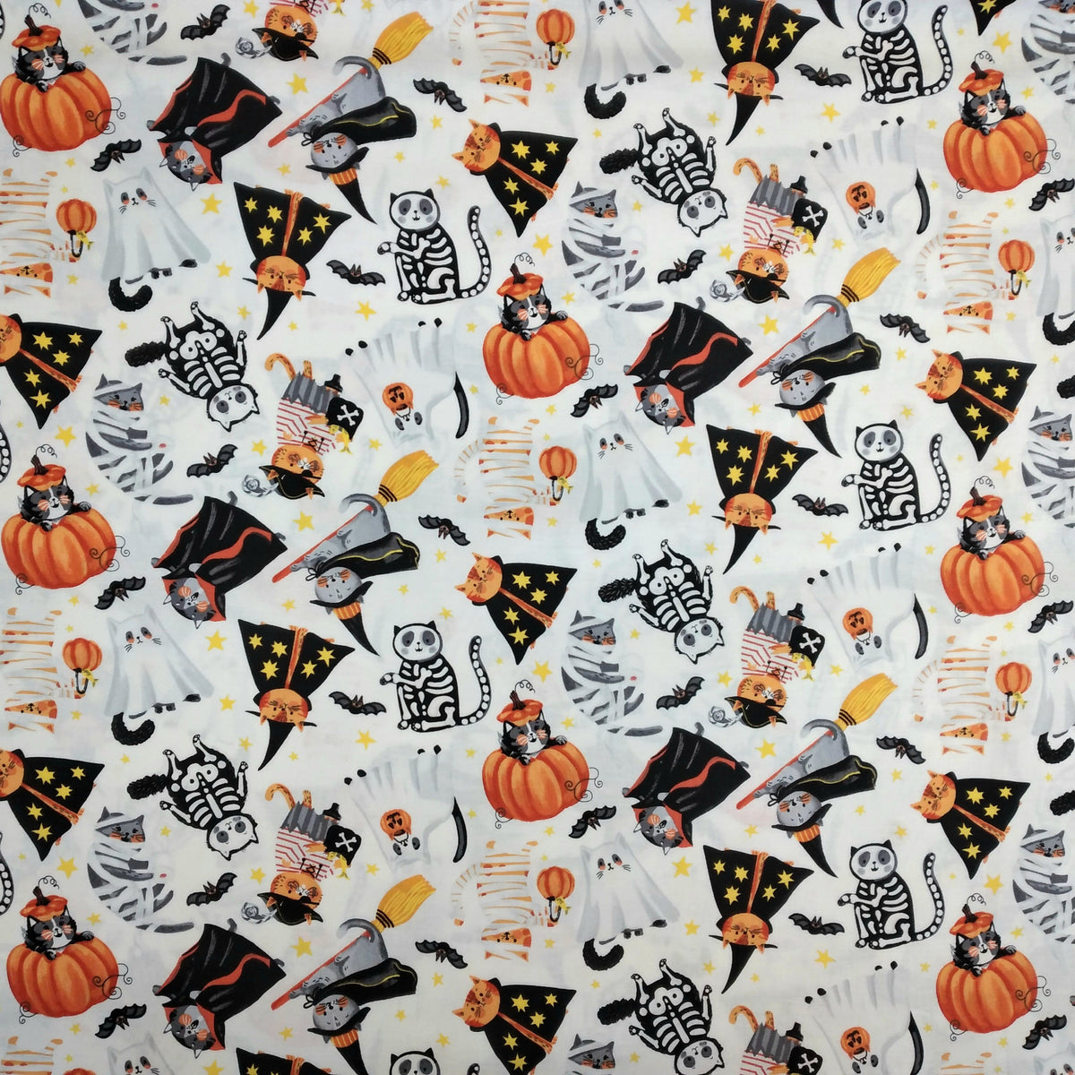 The Boo Crew 4 Pieces 1/2yd Cuts Coordinating Fabrics by Northcott Fabrics