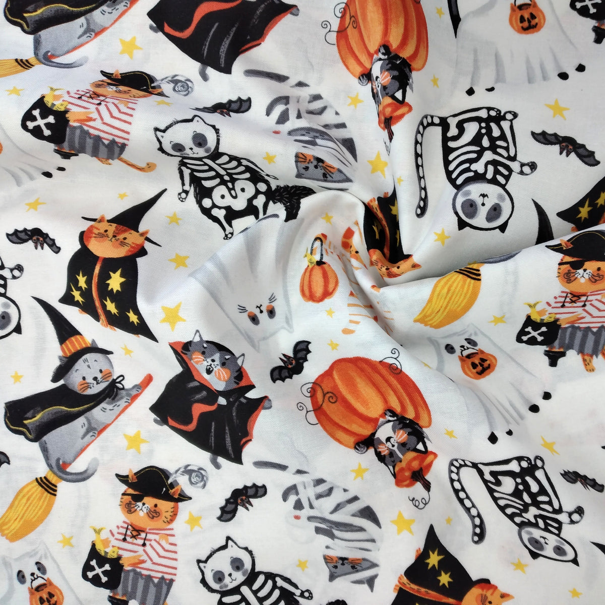 The Boo Crew 4 Pieces 1/2yd Cuts Coordinating Fabrics by Northcott Fabrics