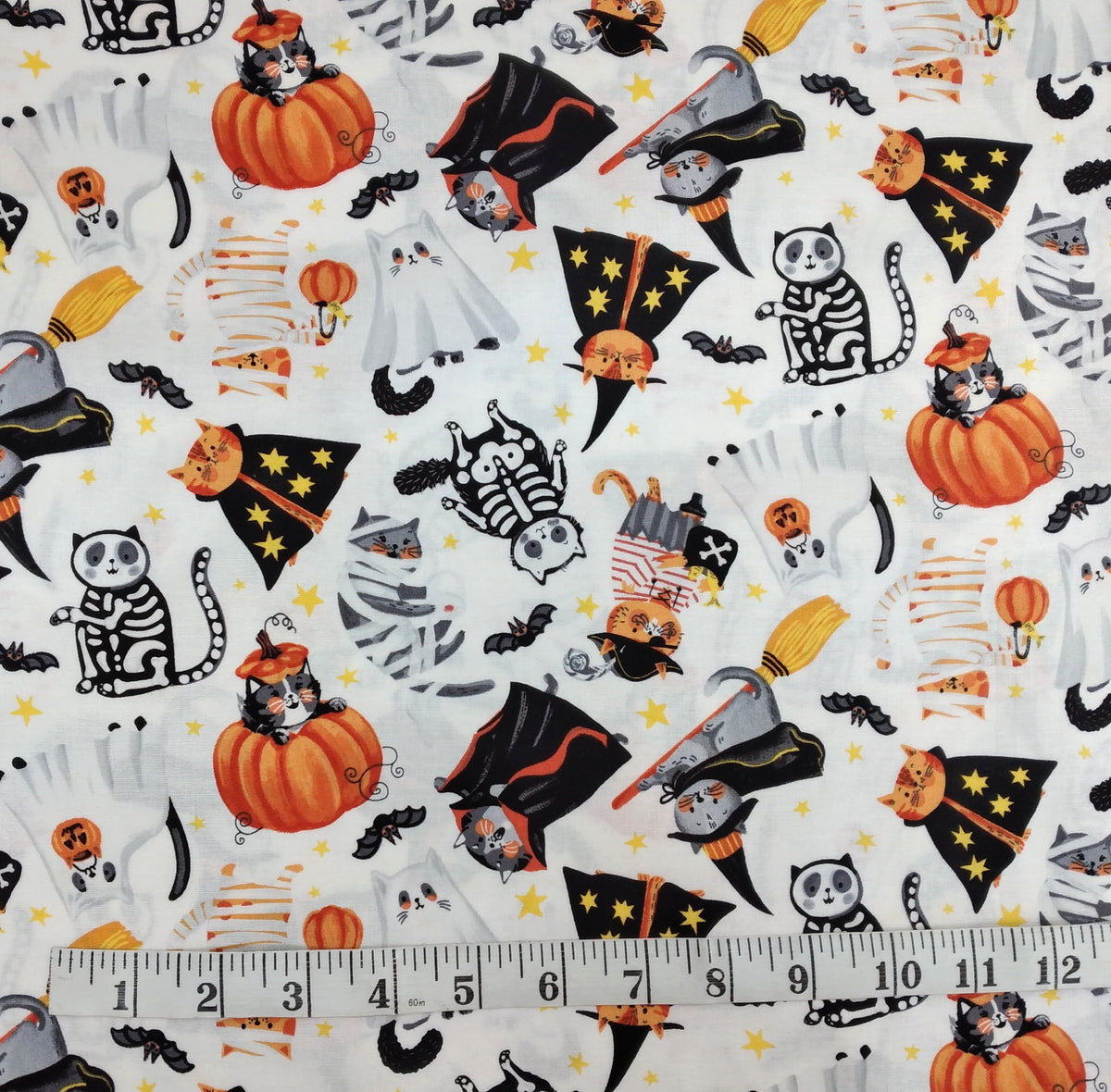 The Boo Crew 4 Pieces 1/2yd Cuts Coordinating Fabrics by Northcott Fabrics