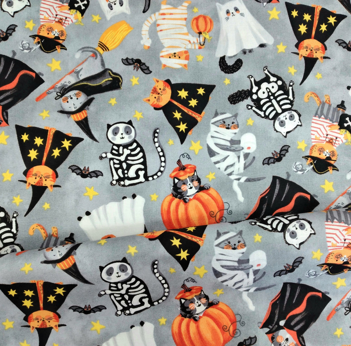 The Boo Crew 4 Pieces 1/2yd Cuts Coordinating Fabrics by Northcott Fabrics