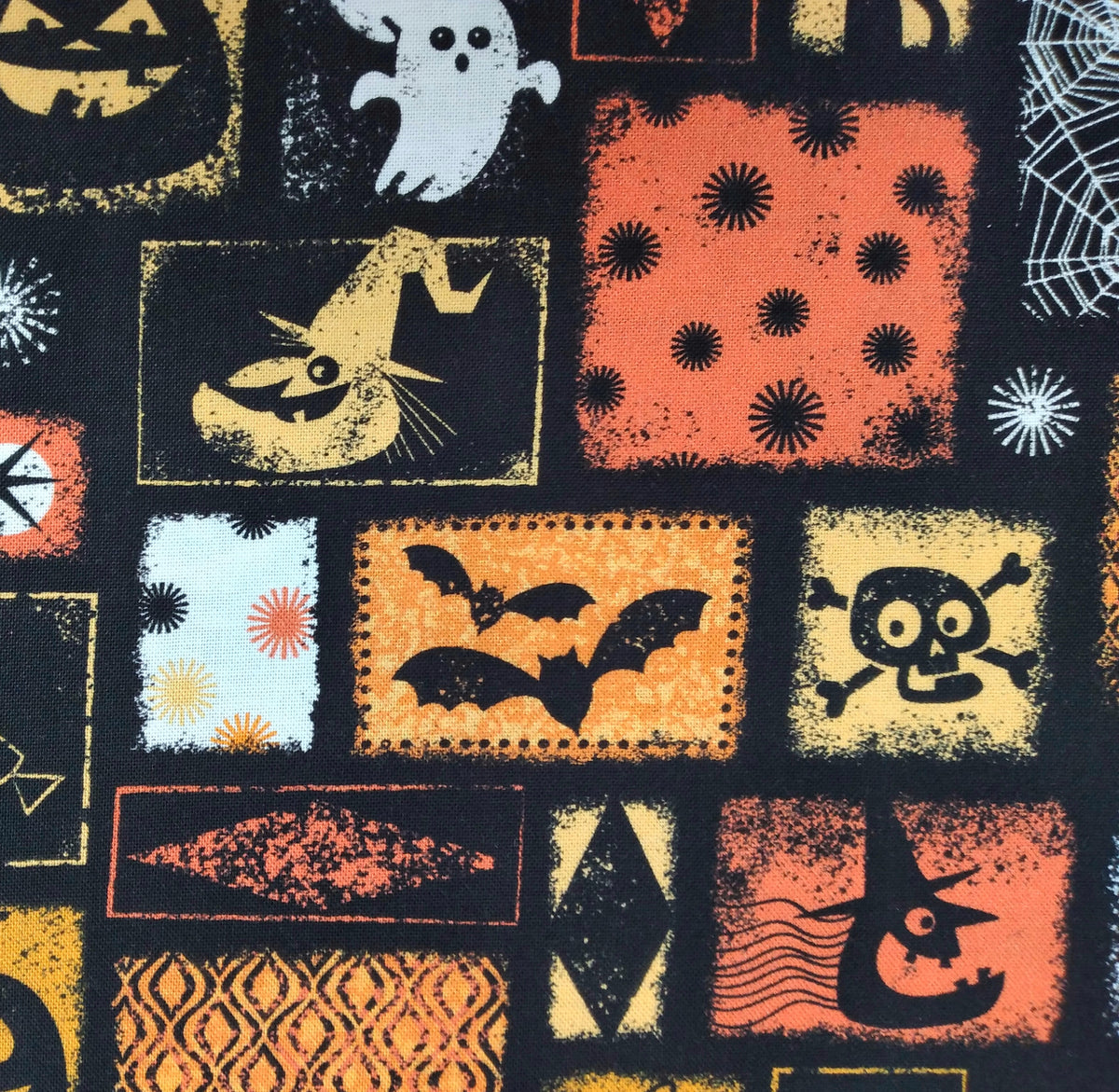 The Boo Crew 4 Pieces 1/2yd Cuts Coordinating Fabrics by Northcott Fabrics
