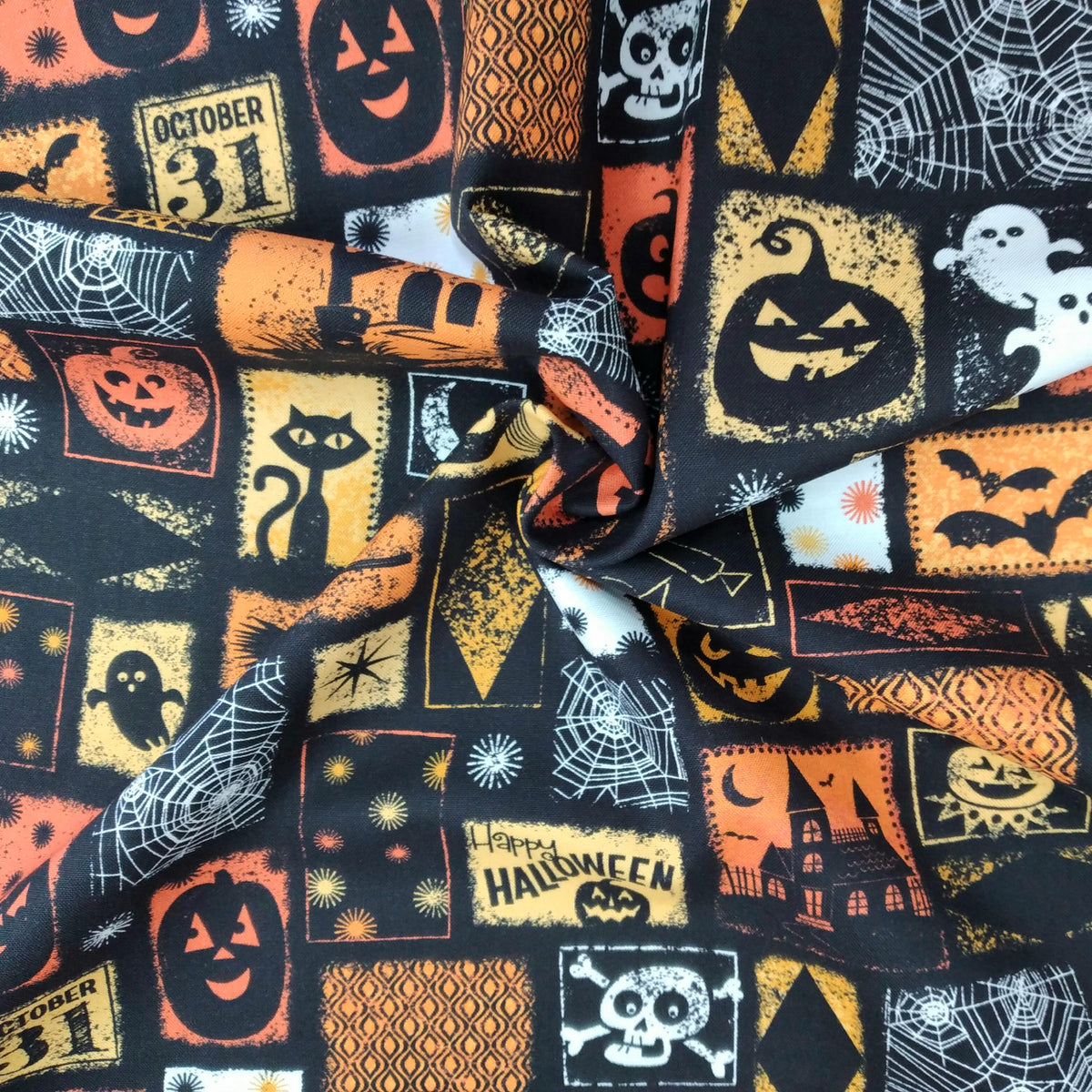 The Boo Crew 4 Pieces 1/2yd Cuts Coordinating Fabrics by Northcott Fabrics