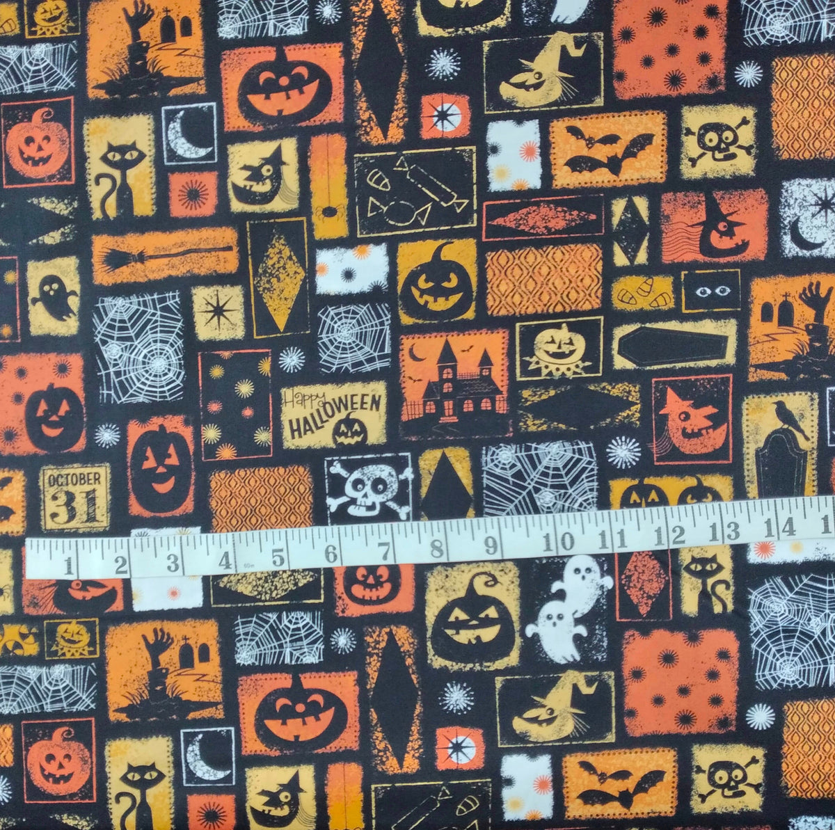 The Boo Crew 4 Pieces 1/2yd Cuts Coordinating Fabrics by Northcott Fabrics