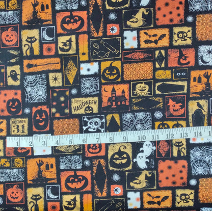 The Boo Crew 4 Pieces 1/2yd Cuts Coordinating Fabrics by Northcott Fabrics