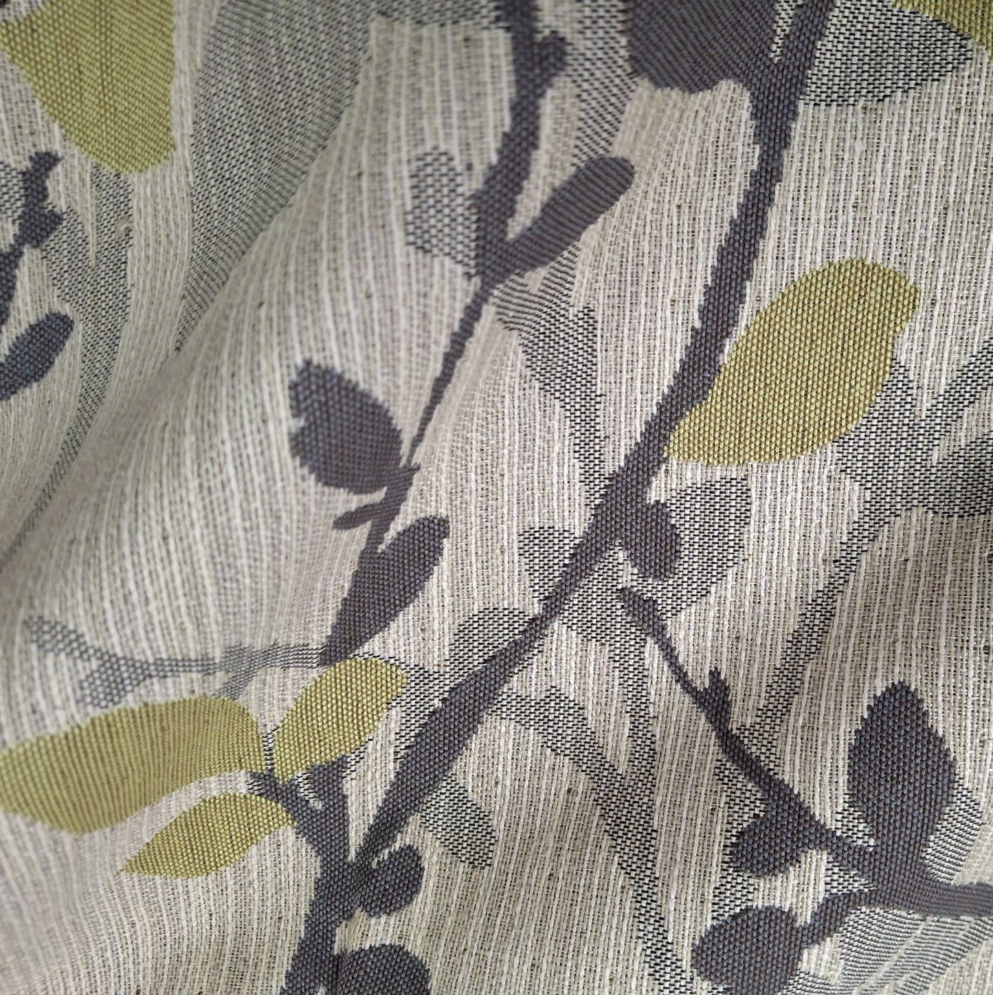 Organic, Citron Upholstery Fabric