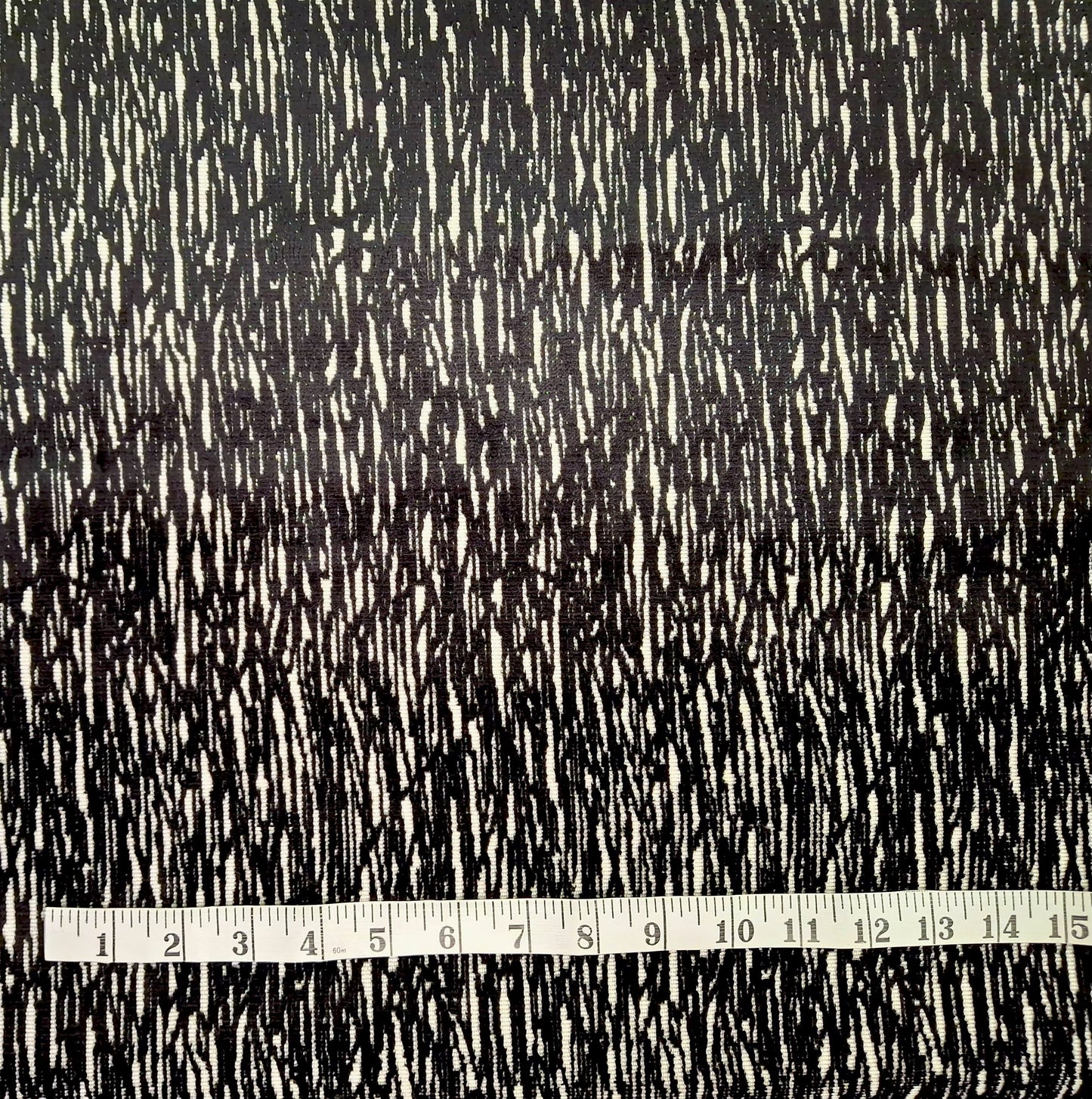 Twigs Onyx Cut Velvet Upholstery Fabric