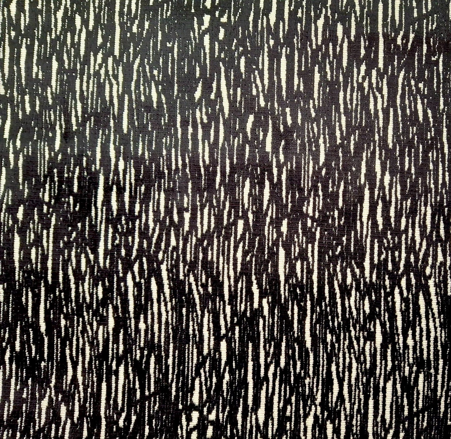 Twigs Onyx Cut Velvet Upholstery Fabric