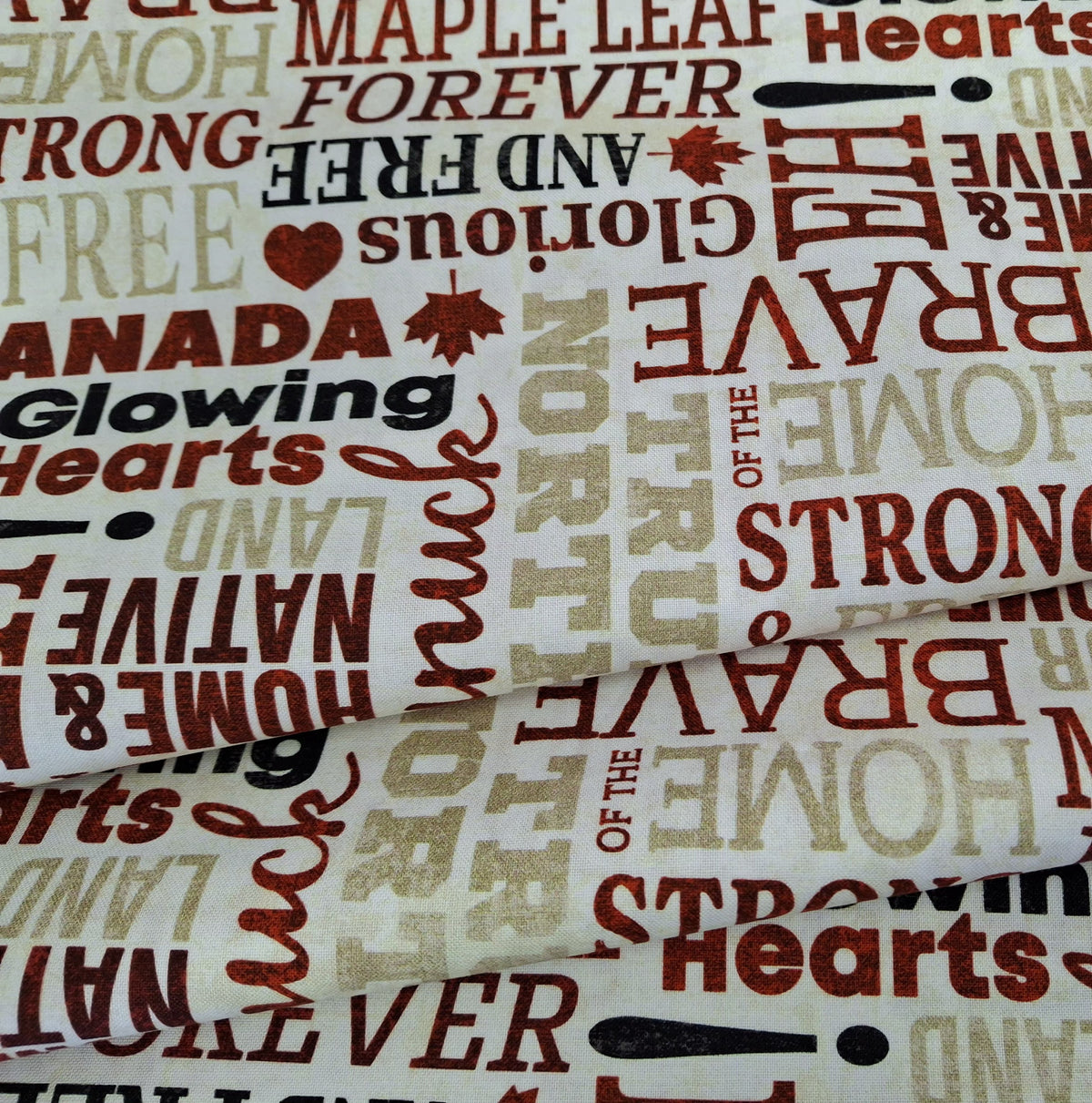 Canadian Classics 3 Pieces 1/2yd Cuts Coordinating Fabrics by Northcott Fabrics