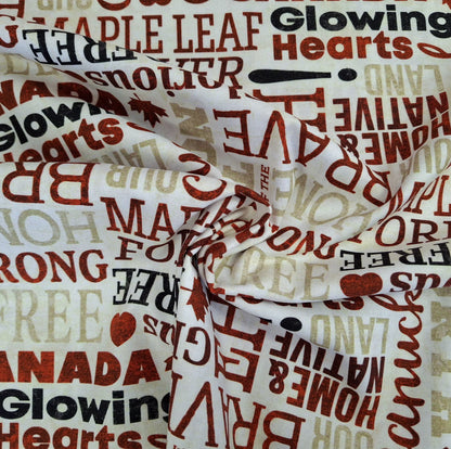 Canadian Classics 3 Pieces 1/2yd Cuts Coordinating Fabrics by Northcott Fabrics