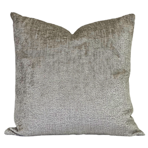 neutral chenille toss pillow and fabric for upholstery