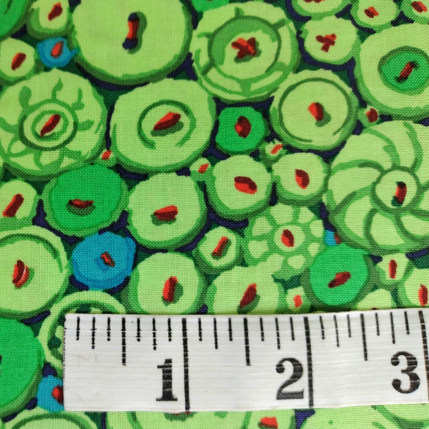 "Kaffe Fassett Collective - Button Mosaic" For Free Spirit COLOUR: Green