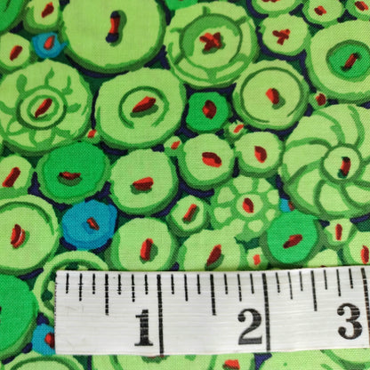 "Kaffe Fassett Collective - Button Mosaic" For Free Spirit COLOUR: Green