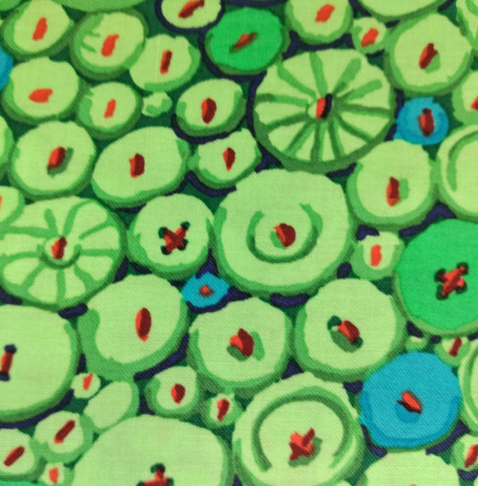 "Kaffe Fassett Collective - Button Mosaic" For Free Spirit COLOUR: Green